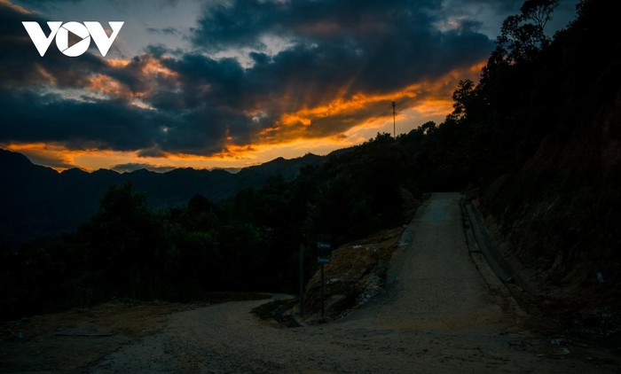 Glorious sunset in Vietnam’s mountainous regions