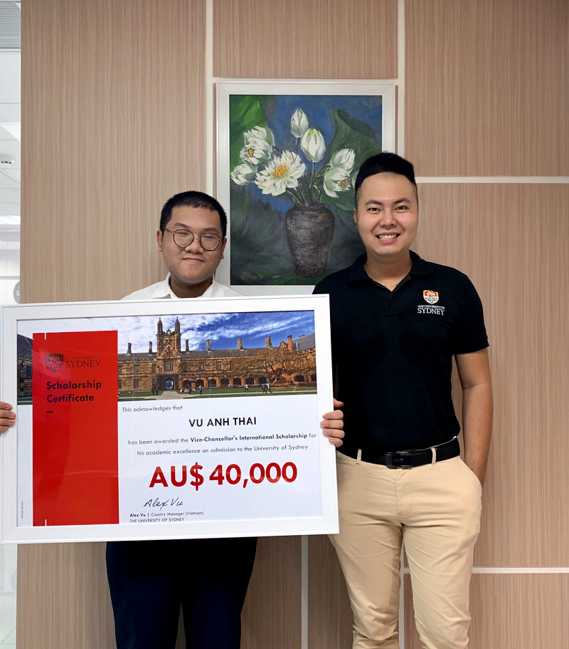 Vietnamese student gains scholarship of top Australian university