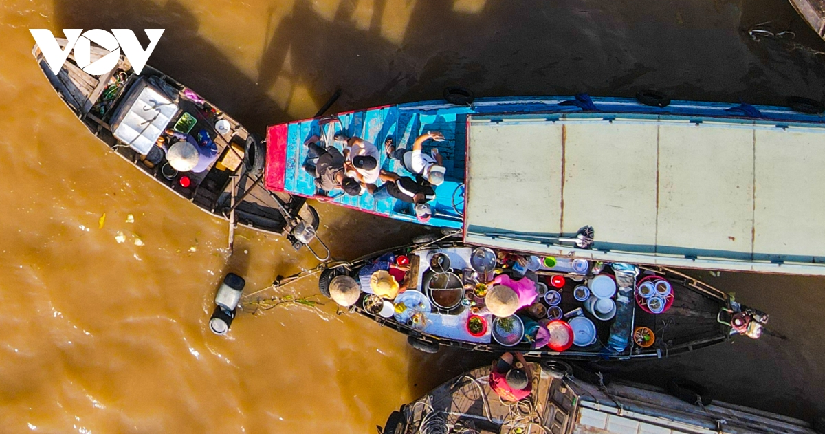 Cai Rang floating market, a highlight of Vietnam’s Mekong Delta