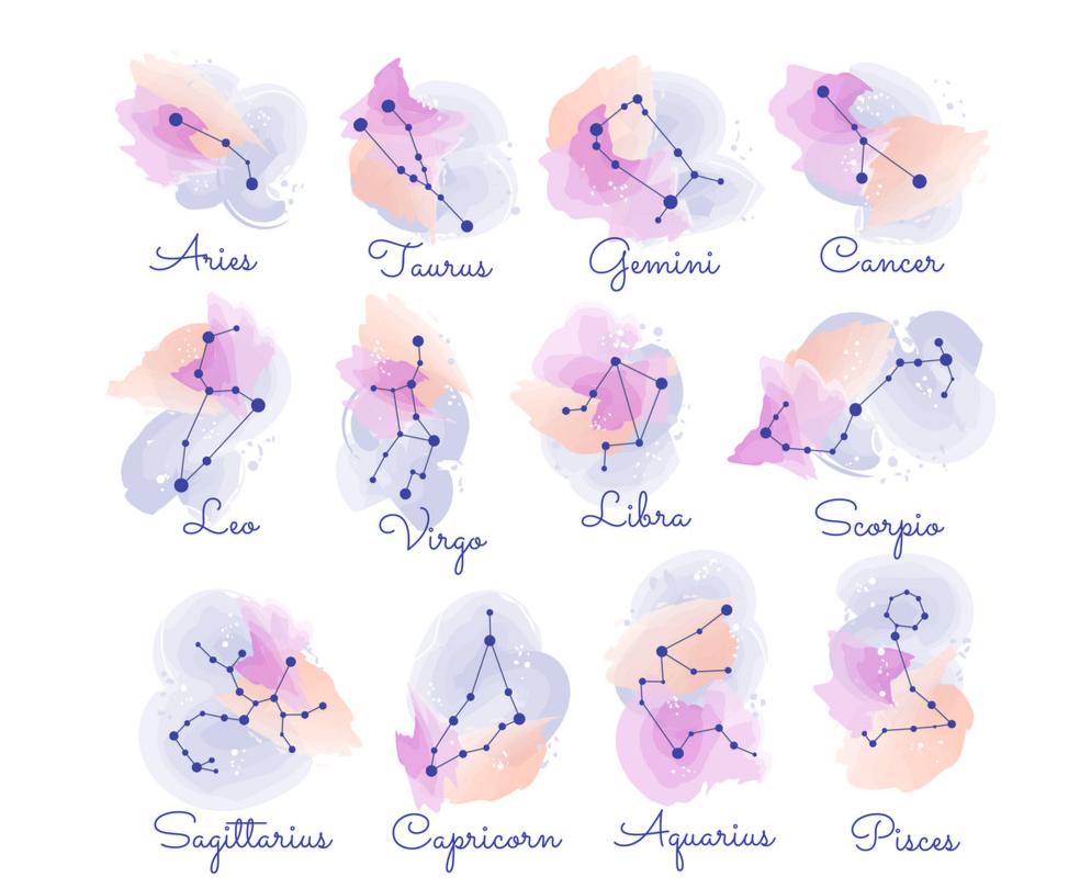 4935 constellations zodiacs set astrological vector 28305150