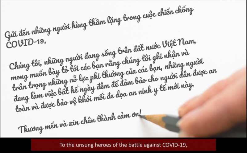 who vietnam delivers thank you video to unsung heroes in covid 19 combat