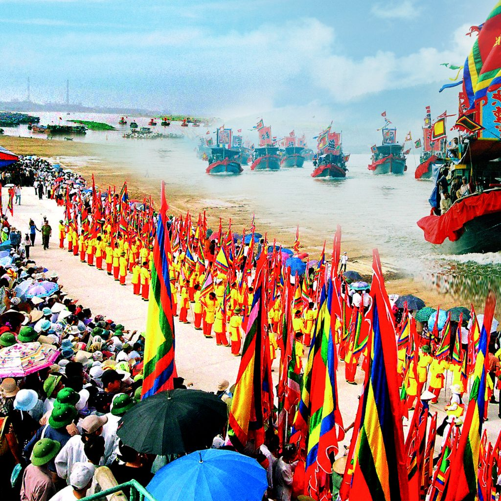 impressive ca mau during traditional festival of praising sir whale