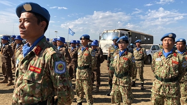vietnamese peacekeepers stand at frontline of covid 19 battle in south sudan