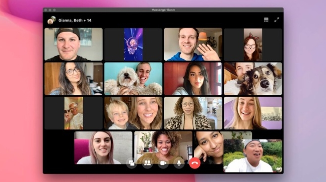 facebooks video chatroom meeting 50 people competing zoom