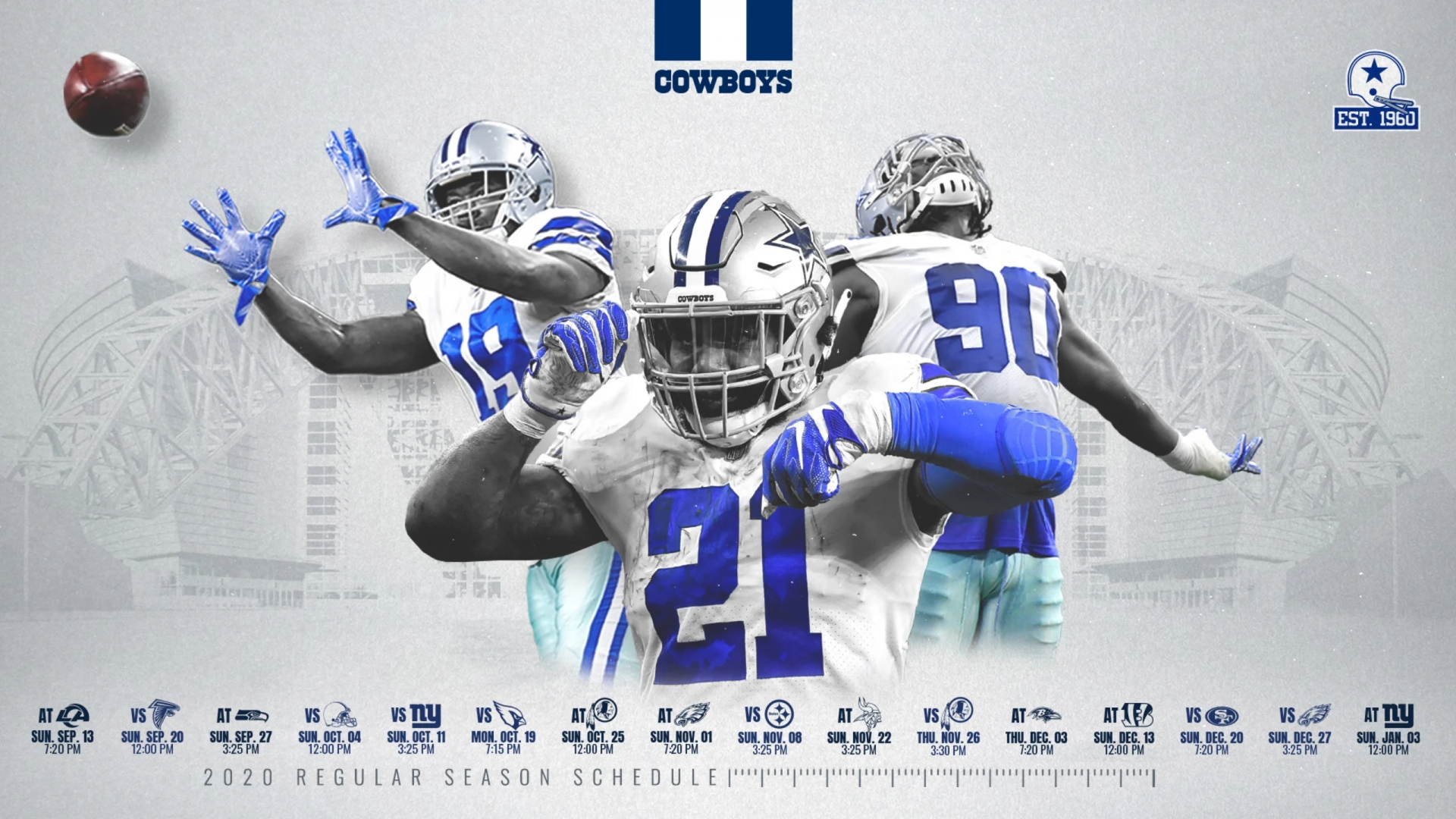 Dallas Cowboys 2020 official schedule released, position rebuilt