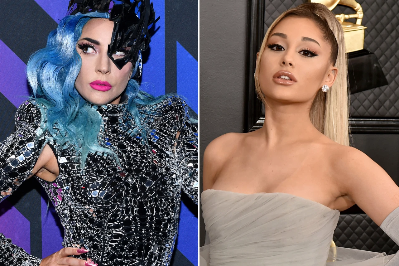 ariana grande featurings lady gaga in latest hit rain on me