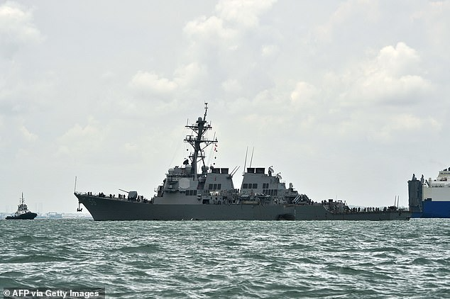 us destroyer sails near vietnams hoang sa islands beijing accuses it provocative actions