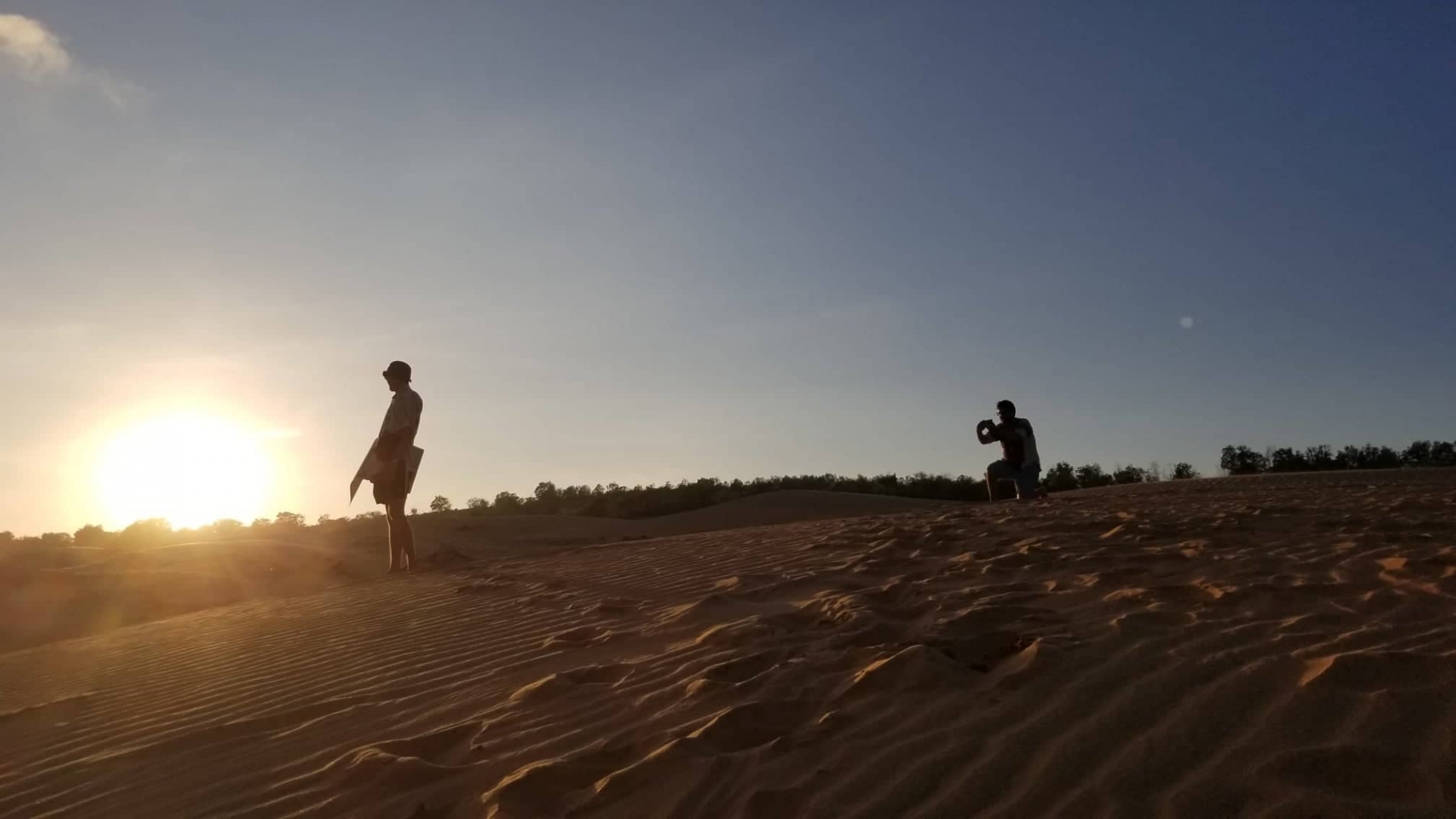 The Artistry Of Mui Ne's Dunes at Sunset