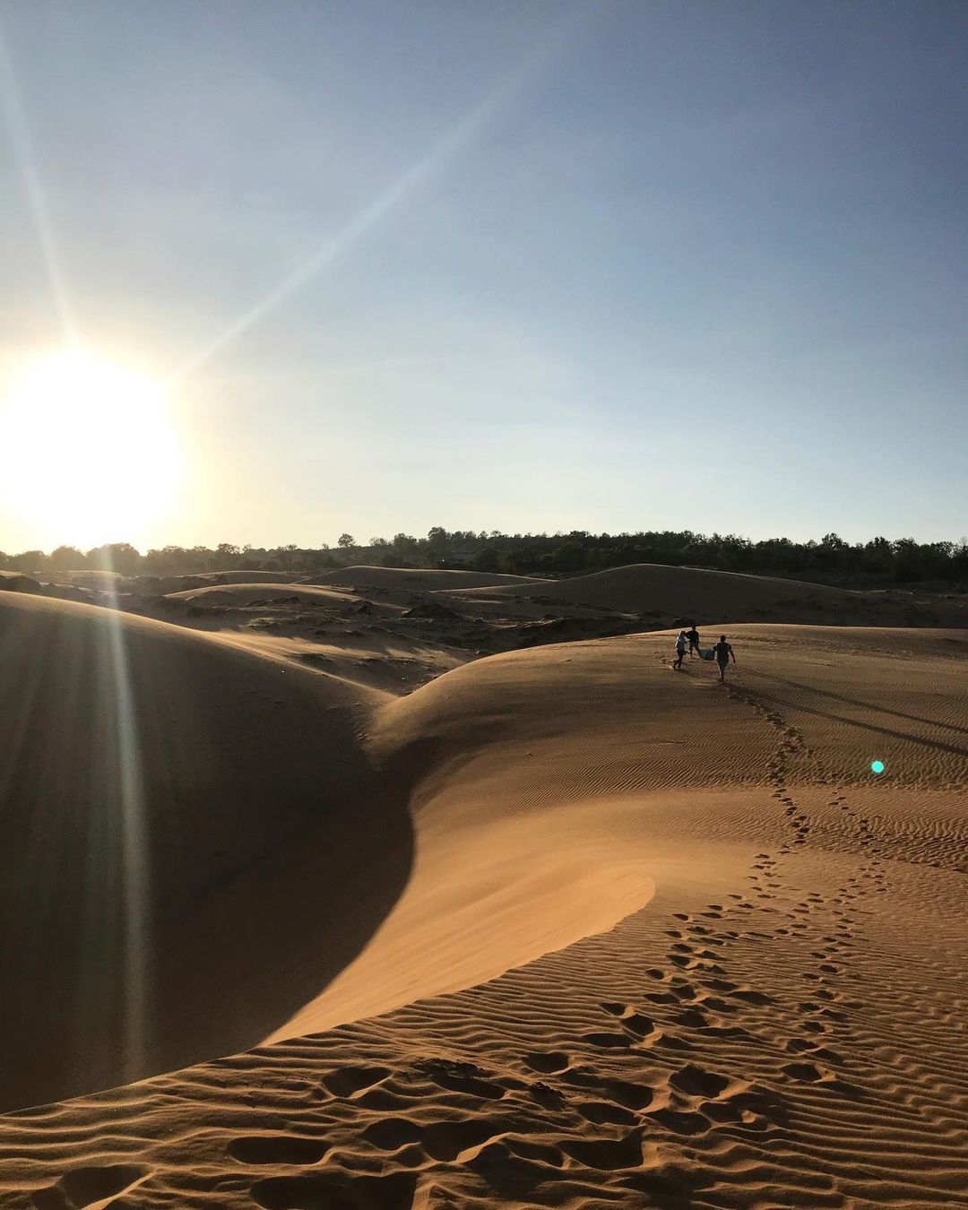 The Artistry Of Mui Ne's Dunes at Sunset