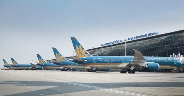 Noi Bai International Airport was left deserted during the pandemic (Photo: Dan Tri)  