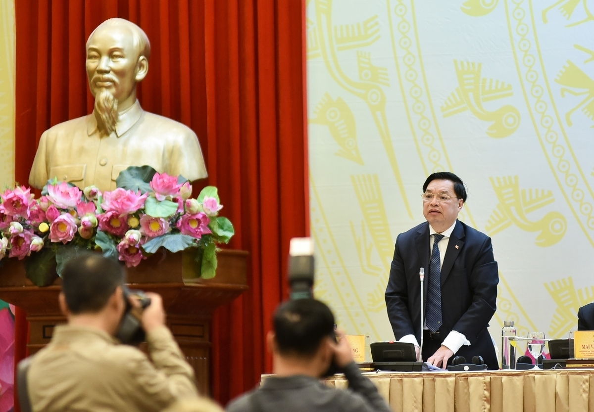 Le Manh Hung, deputy head of the Party Central Committee’s Commission for Information and Education, and head of the Press Centre of the upcoming Party Congress (Photo: VOV)  
