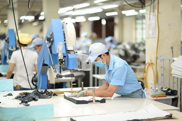 Manufacturing and processing sector played a key role in leading growth of the economy. Photo: VNA