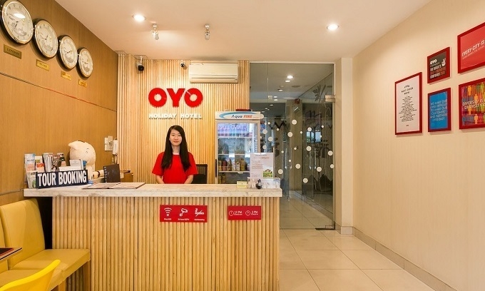 A franchised hotel of Indian hospitality company OYO in Vietnam. Photo courtesy of OYO. 