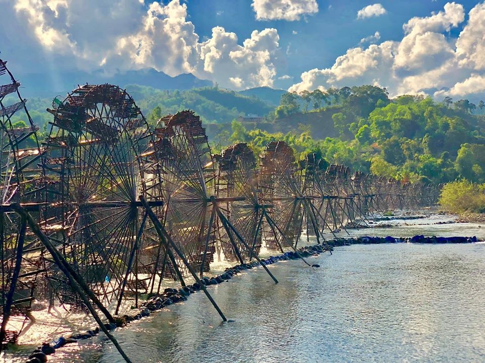 unique bamboo waterwheels in lai chau