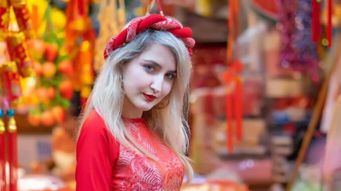 wearing ao dai gives expat a sense of nobility and pride