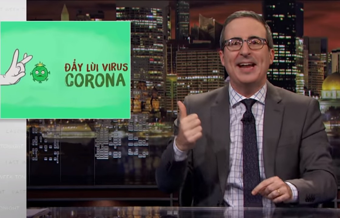 Vietnam epidemic song features on John Oliver"s show