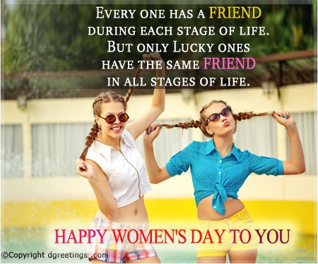 best wishes for the half of the world in international womens day