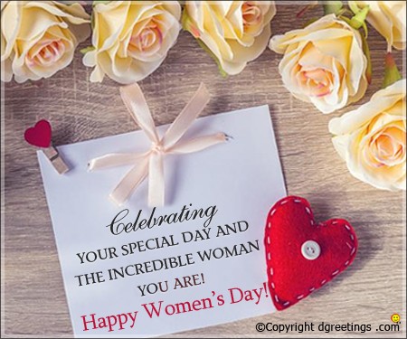 best wishes for the half of the world in international womens day