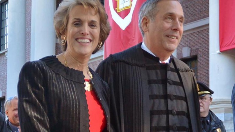 Harvard's president and his wife test positive for coronavirus