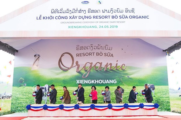 vietnam dairy giant vinamilk builds organic milk farm in laos