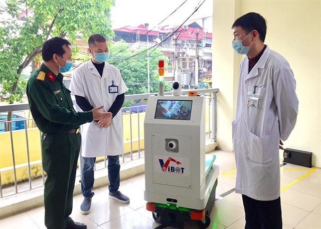 vietnam deploys self made robots in ncov high risk infection areas