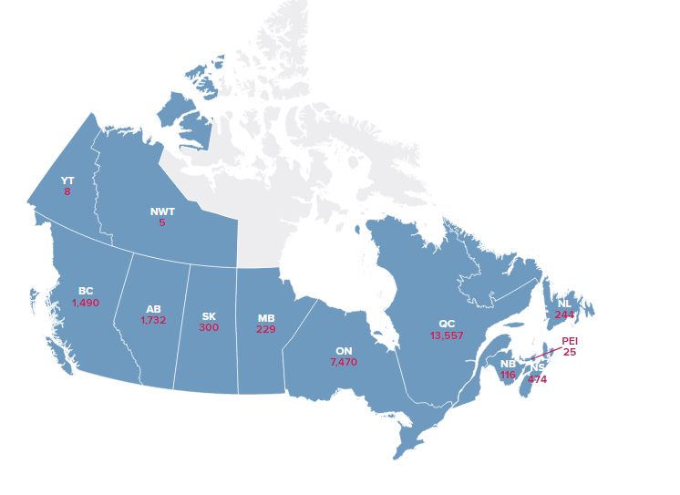 coronavirus live updates us total cases approaching 600000 while canadas stays at 25680