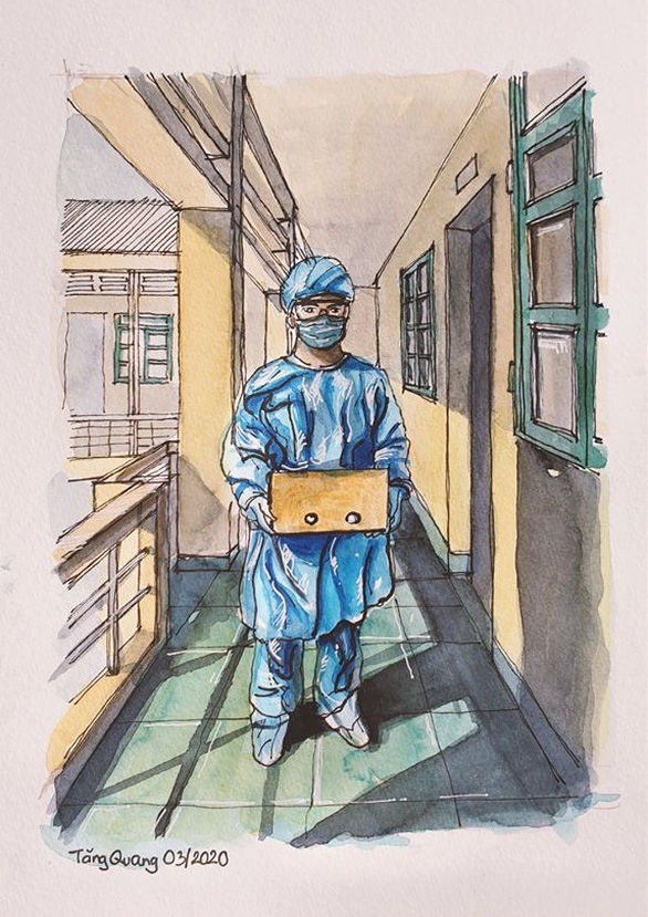 oversea students inspirational sketches of life under quarantine