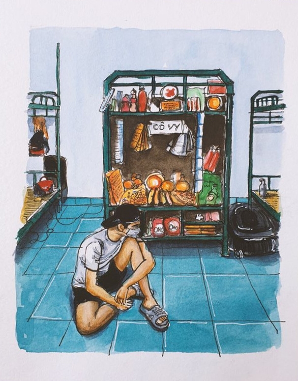 oversea students inspirational sketches of life under quarantine