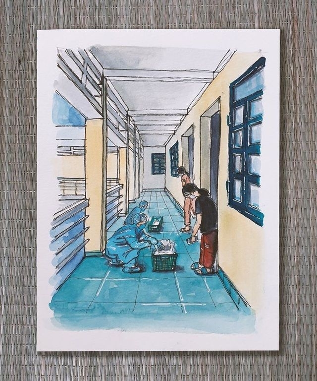 oversea students inspirational sketches of life under quarantine