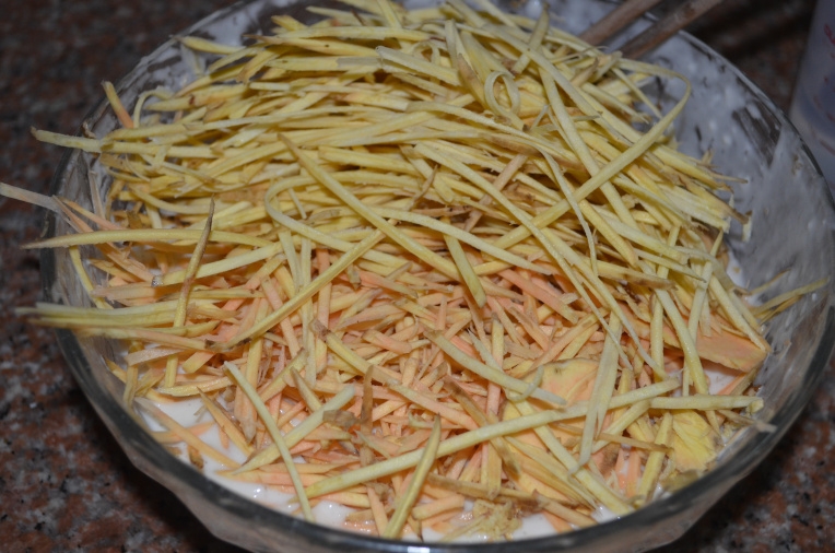 fried sweet potato cake delightful street food in vietnam