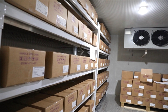 A peek into cold storage preserving thousands of Covid-19 vaccines in Vietnam