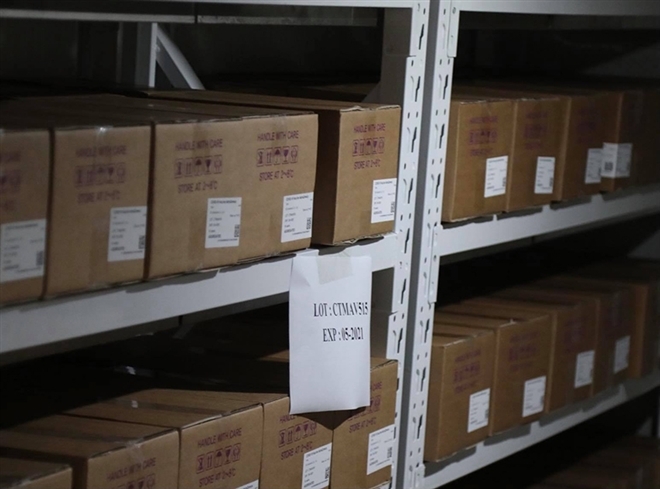 A peek into cold storage preserving thousands of Covid-19 vaccines in Vietnam