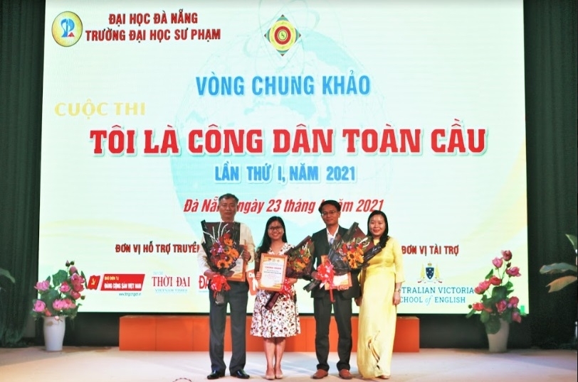 Da Nang University of Education wins first prize at ‘I am a global citizen’ contest