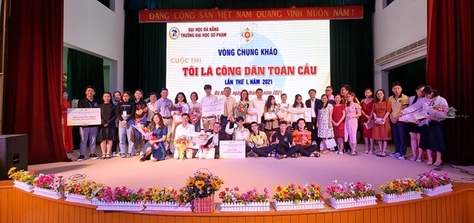 Da Nang University of Education wins first prize at ‘I am a global citizen’ contest