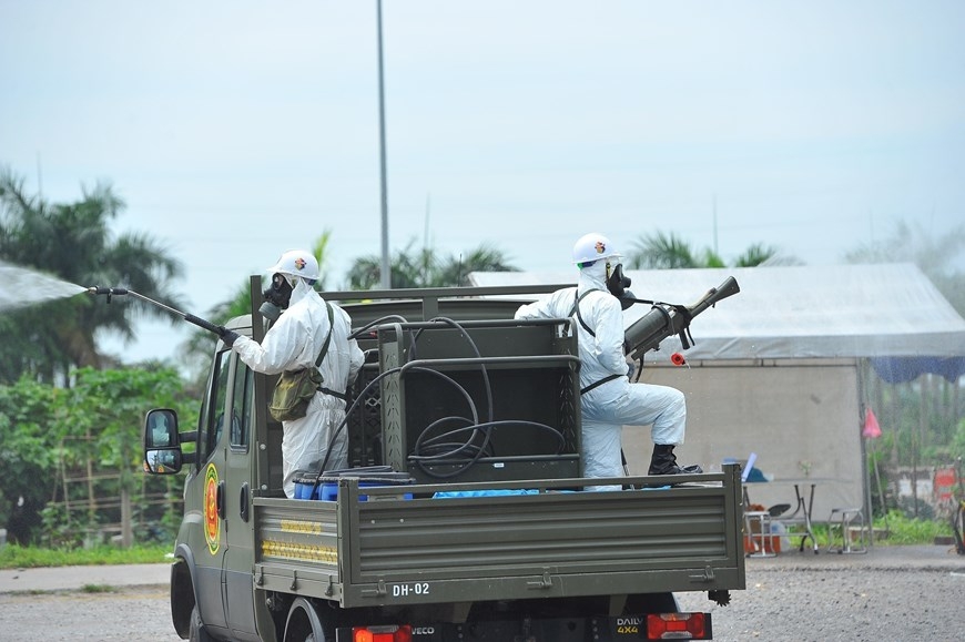 In photos: Army force disinfects Covid-infected hospital