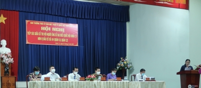 Voters highly agree with action plan of 15th NA candidates  in HCMC's constituency No. 4