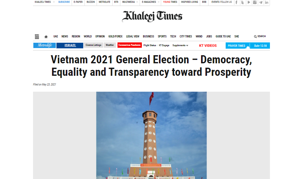 Vietnam’s NA election makes international headlines