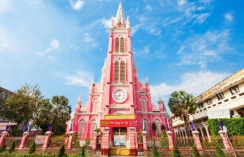 cn traveler names tan dinh cathedral a world top 10 most stunning pink destinations