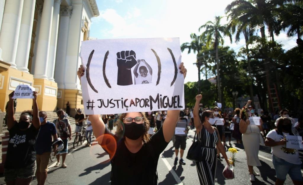 world news today black boys death sparks racism protest in brazil