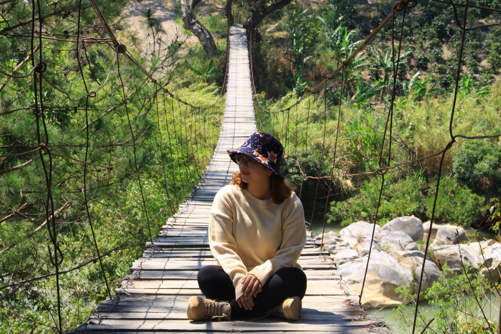 la ba bridge suspension bridge not for the faint hearted