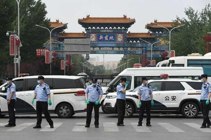 The Xinfadi market is now under lockdown