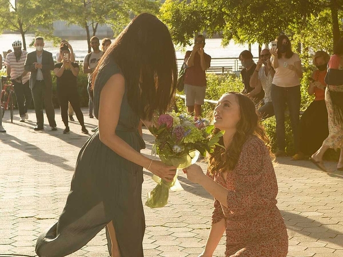 Anh-Linh Trinh is proposed by her girlfriend Alyssa Kayhill on June 8