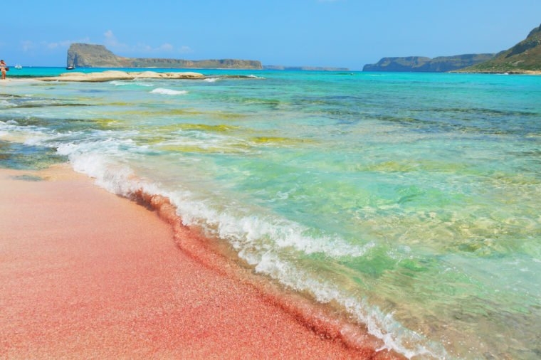 peachy pink sand beach a sense of romance during hot summer days