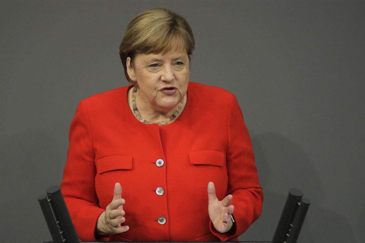 Angela Merkel called for solidarity and cooperation within the EU