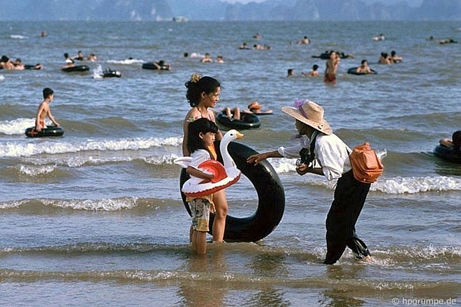 ha long in the 1990s under german visitors lens