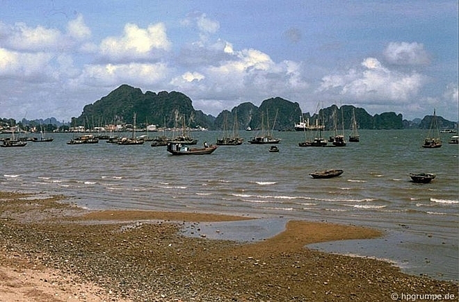 a pristine ha long bay some dozen decades ago under german visitors lens