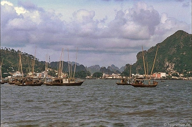 a pristine ha long bay some dozen decades ago under german visitors lens