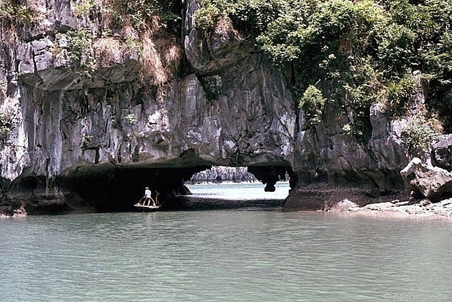 a pristine ha long bay some dozen decades ago under german visitors lens