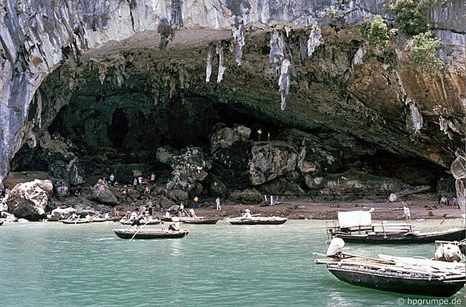 a pristine ha long bay some dozen decades ago under german visitors lens