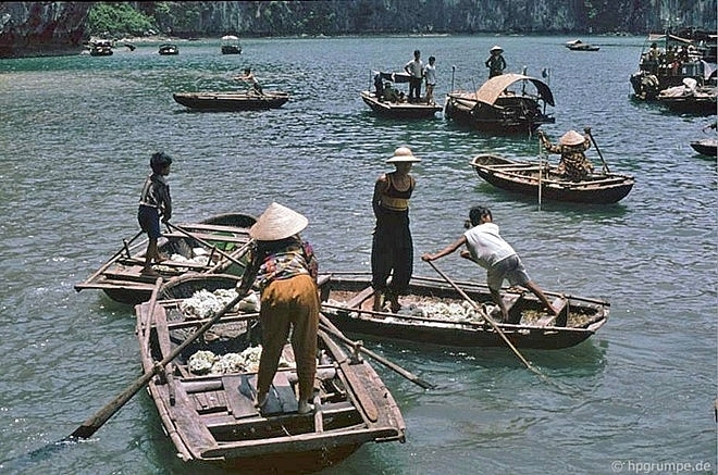 ha long in the 1990s under german visitors lens